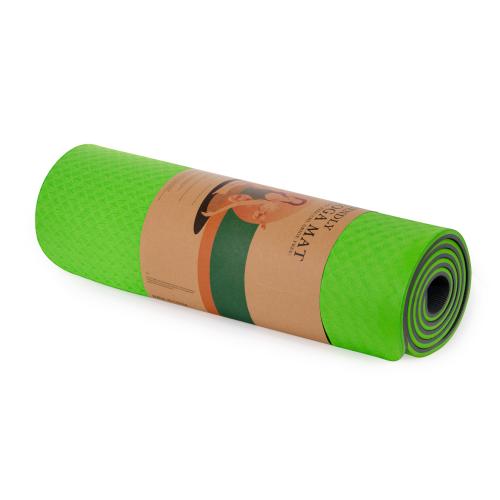 Cosfer 8Mm Çift Taraflı Çevre Dostu Yoga Matı Yeşil