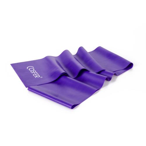 Cosfer Pilates Lastiği Tüplü 150X15 Kalın Mor